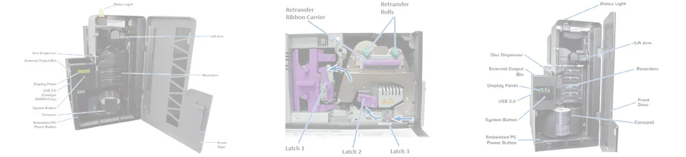 reparatie rimage robot onderhoud support rimage systemen software